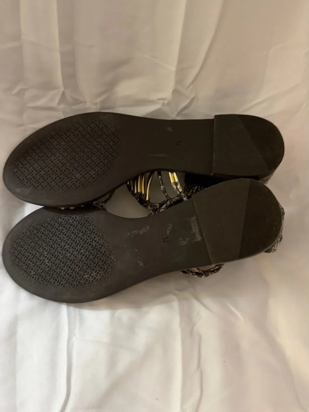 Tory Burch Mignon Braided Flat Sandal Size 7.5